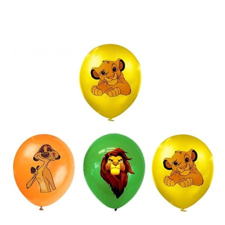 18 stk. Løvernes Konge Balloner Fødselsdagsfest Dekorationer Forsyninger