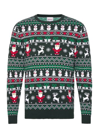 The Fine Christmas Sweater Green Happy Seasons