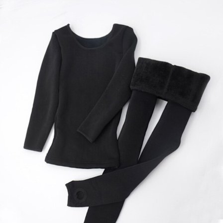 3-14 år Barn Thermal Set Fleece Tjock Varm Dans Flickunderkläder