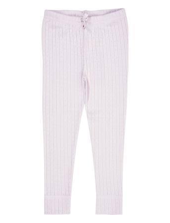 Pointelle Junior Leggings W. String Bottoms Leggings Pink Copenhagen Colors