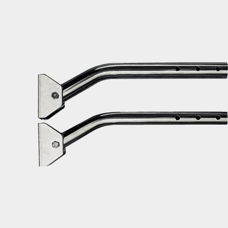 Supports for swim ladders, stainless steel, Ø25 mm, 2-pack