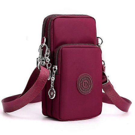 Små axelväskor Nylon Kvinnor Mobiltelefonväskor Mini Kvinnlig Messenger Plånbok Dam Ny 2024 F