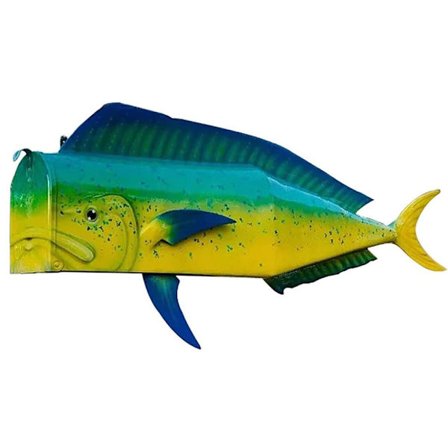 Fiskepostkasse Post Brevkasse Dekor Delfinfisk postkasser