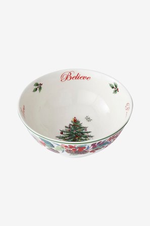 Spode - Kulho Christmas Tree Annual 2023, korkeus 16 cm - Valkoinen - Kulhot - - Homeroom