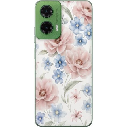 Yhteensopiva Puhelinkuori Motorola Motorola Moto G35 Romanttiset kukat