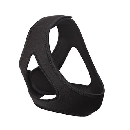 Snorkeafhjælpende hagestropper med kæbestøtteteknologi og åndbart stof