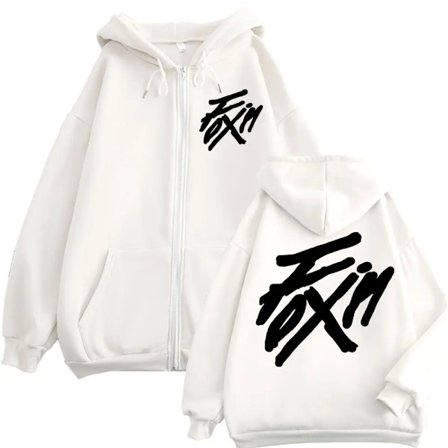 Kpop ATEEZ "FlX ON" Merchandise Zipper Hoodie Herr Dam Hög Kvalitet Mode Dragkedja Jacka Kappa Höst Vinter Lediga Lösa Sweatshirts