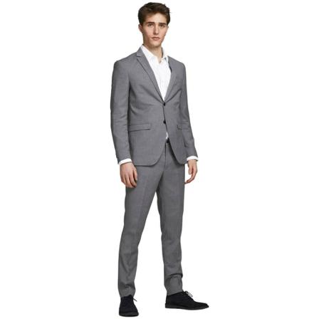 Jack & Jones, Abiti 12181339 Franco SUIt Grijs, Heren, Maat:M
