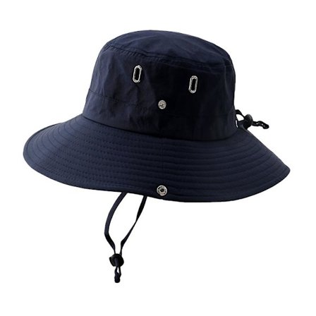 Solhatt, Dam UV-skydd Hopfällbar Solhatt Mesh Bred Brätte Strand Fiskehatt med Hästhålshål för Semesterhuvudbonad (Rosa)