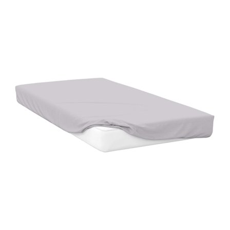 Belledorm Polycotton Extra Deep Fitted Sheet Superking Cloud Grå