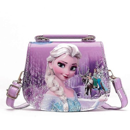 Frost 2 Elsa Prinsesse Barn Jenter Leker Skulderveske Håndveske Shoppingveske Gave (FMY)