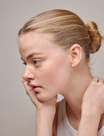 Enamel Copenhagen Star Energy Studs - Silver - ONE SIZE