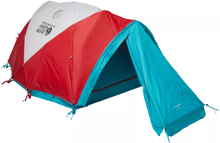 Mountain Hardwear Trango 3 Tent neljän vuodenajan teltta, 3hlö, punainen/vaalea petrooli