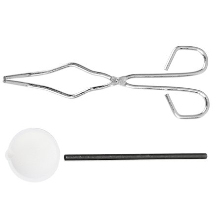 3 stk./sæt bærbart grafit-smeltesæt kvarts skåle lang tang omrøringsstang smedje kit til smykker metal