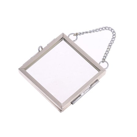 DIY Hængende Glas Metal Foto Billedramme Blomster Plante Prøve Display Dekoration