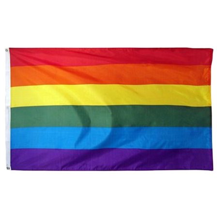 Rainbow flagga Gay Pride Peace HBTQ 90x150cm