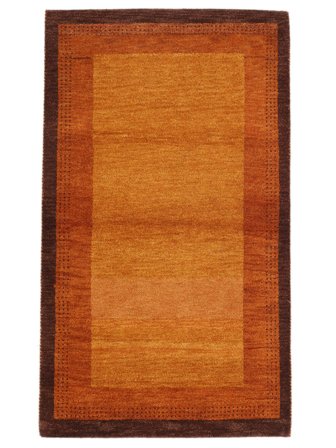 Handgeknüpft Gabbeh Indisch Fine 95X163 Wollteppich Braun/Dunkelrot Klein
