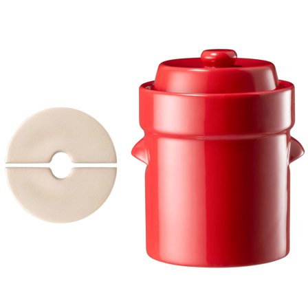 Marjukka Fermenteringsset i keramik, 2,2 liter | Matlagning > Köksredskap > Övrigt Köksredskap > Fermenteringsset | Bagaren och Kocken