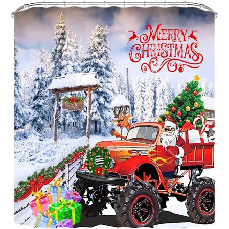 Jul Duschdraperi för Badrum, Vattentätt, Hållbart, Tvättbart