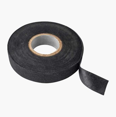Biltema - Fleecetape 19mm - Elektrotape med Lyddemping, Perfekt for Isolering og Bunting av Kabler