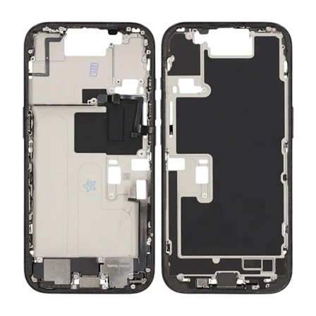 iPhone 16 Pro Back Cover Middle Frame Original Black With Small Parts