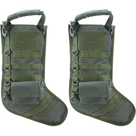 2st taktisk julstrumpa med handtag Military Gear Army Green