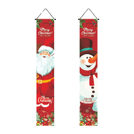 Christmas Couplet Christmas Veranda Fest Festlig Banner, 30*180cm