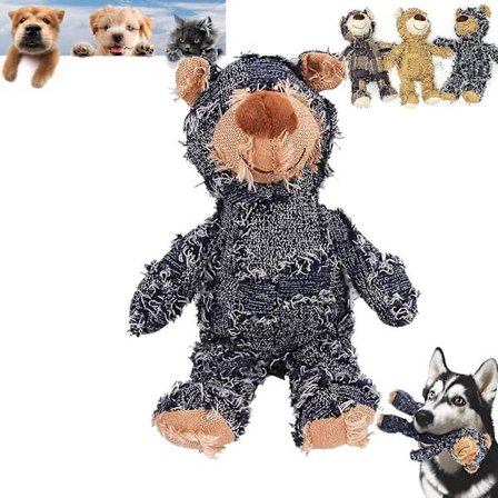 Ekstrem bjørnehundeleke uforgjengelig robust følgesvenn tyggeleke for tunge tyggere