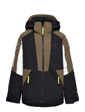 Miksu Jr Jacket Fôret Jakke Multi/mønstret 8848 Altitude