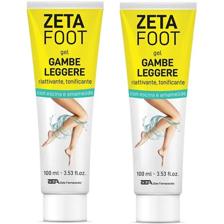 Zeta Foot Abbinata Gel Gambe Leggere 2x100ml