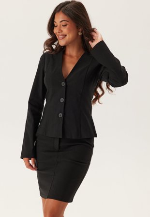 BUBBLEROOM-Slim Fit Stretchy Blazer-38
