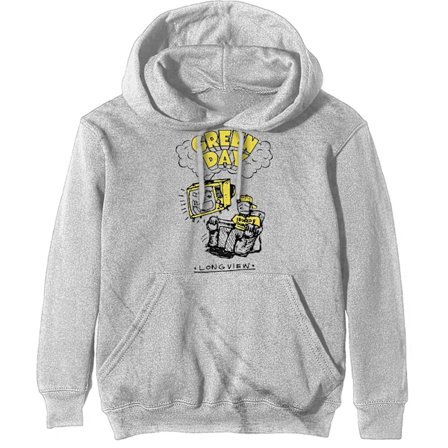 Green Day Unisex Vuxen Longview Doodle Hoodie L Off White