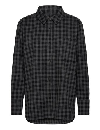 A Part Of The Art Bold Shirt Black Check - Grey - M