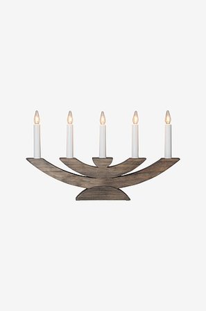 Jotex - Navida 24cm Brun Ljusstake - Köp Adventsljusstakar hos Jotex