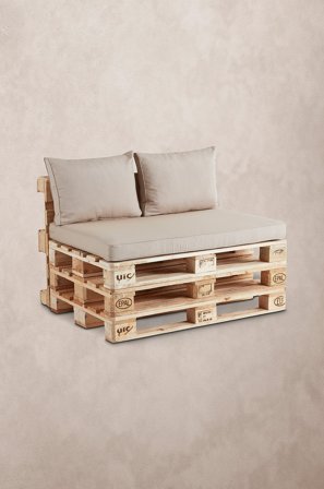 Jotex - Putesett Lastepall Linbeige - PALLAS - Kjøp Puter & sitteputer hos Jotex