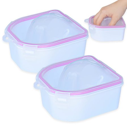 2-pack Nail Soaking Bowl Nail Soaking Off Bowl Akrylgellack