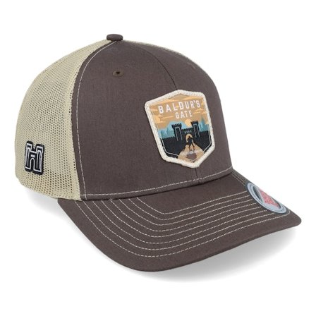 Dungeons & Dragons - Braun trucker Cap - Baldur's Gate 112 Split Brown/Khaki Trucker @ Hatstore