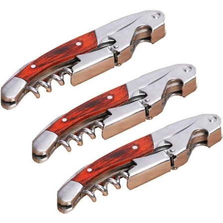 Professionel Tjener Proptrækker Vin Nøgle til Bartendere Sæt med 3