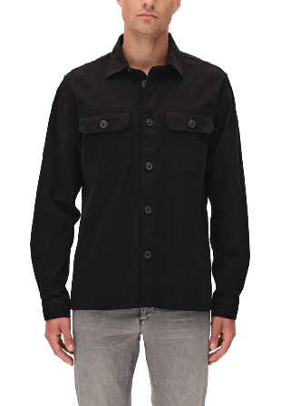 GABBA Topper LS Shirt Overshirt Kavajer Herr Svart XL