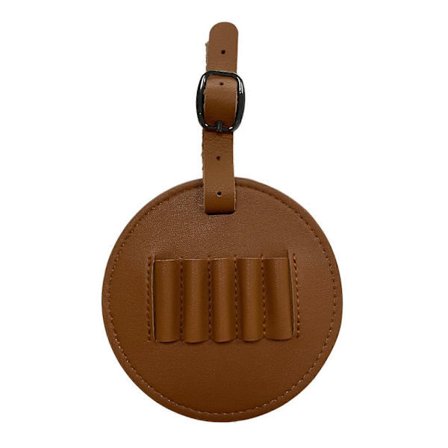 Vanntett Rund Golf Tee-veske Etui PU Lær Golf Tee-holder Bæreveske Golf Treningstilbehør Lett å Bruke brun