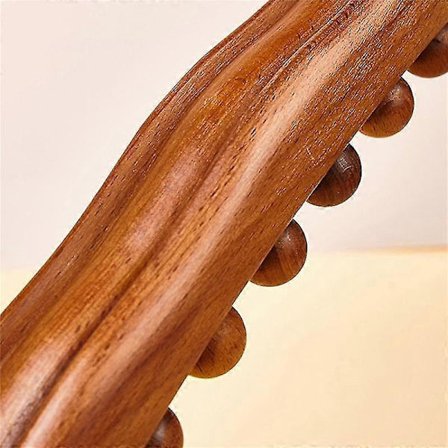 20 Perler Guasha Skrapestav Tre Massasjeverktøy Lindre Ømme Muskler Kropps Meridian Tryllestav Kompatibel med Bac