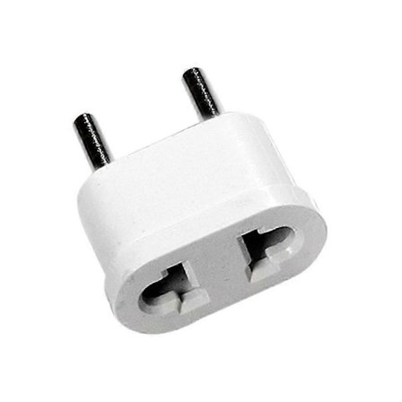 US USA til EU Euro Europa AC Strømplugg Reiseadapter Lader Socket Converter