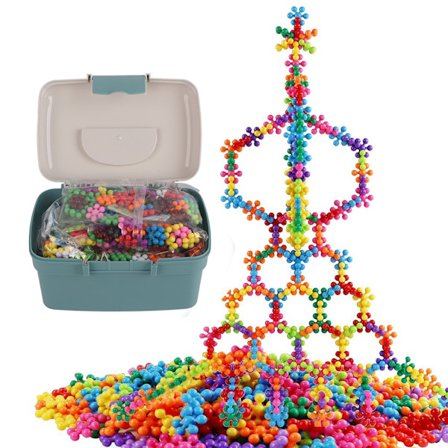 400 stk. roterende 3D-byggeklodser pædagogisk legetøj udvikler finmotorik førskolelegetøj til drenge piger_qcx