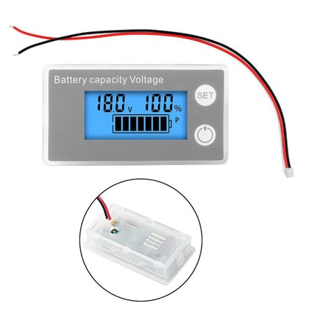 Batterikapacitetsindikator Digital voltmeter A A