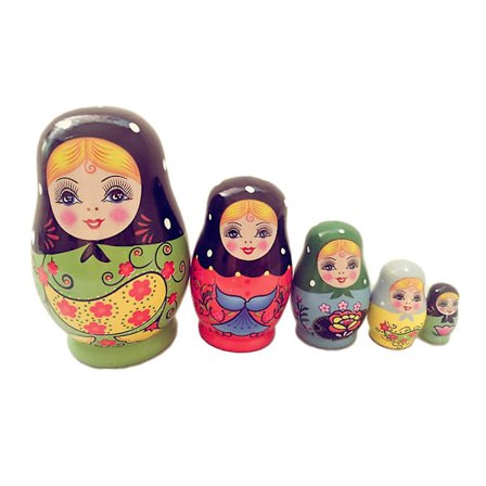 5 stk Stablekkeleker Nesting Dolls Russiske Dukker Russiske Nesting Dolls Nesting Toys