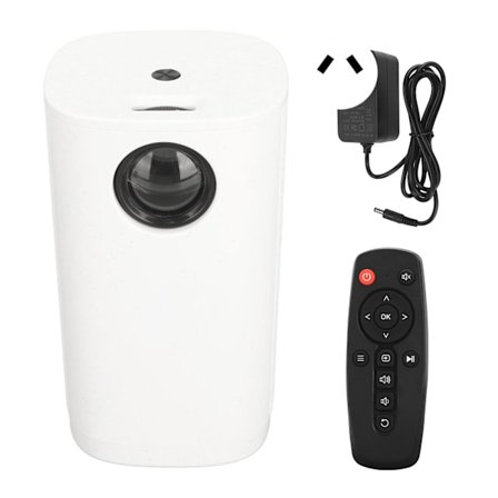 Mini bærbar projektor 1920x1080 understøtter samme skærm USB AUX indgangsgrænseflade WiFi LCD projektor til Android til IOS 100‐240V AU stik