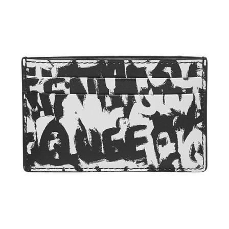 Alexander McQueen Pung Sort, Herre Punge og Kortholder, Størrelse: ONE Size