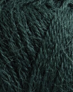 Garn Fein Alpaka 50 g Dunkelgrün - Järbo