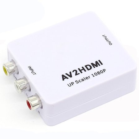 RCA Kompositt CVBS AV til HDMI Video Audio Konverter Adapter for Kamera DVD VHS VCR PSP Xbox PS2 til Ny Monitor eller Projektor