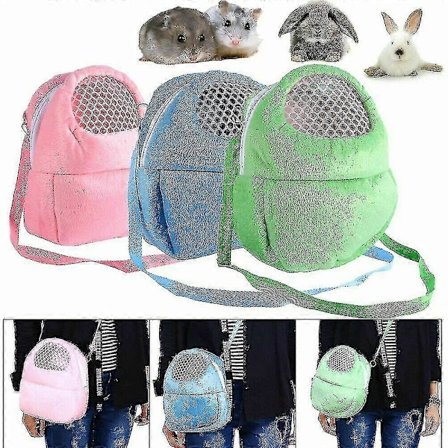Lille Kæledyrsrygsæk Kaninbur Hamster Chinchilla Bærbar Rejse Varm Søde Tasker Bure Marsvin Bæretaske Åndbar Taske szkyd